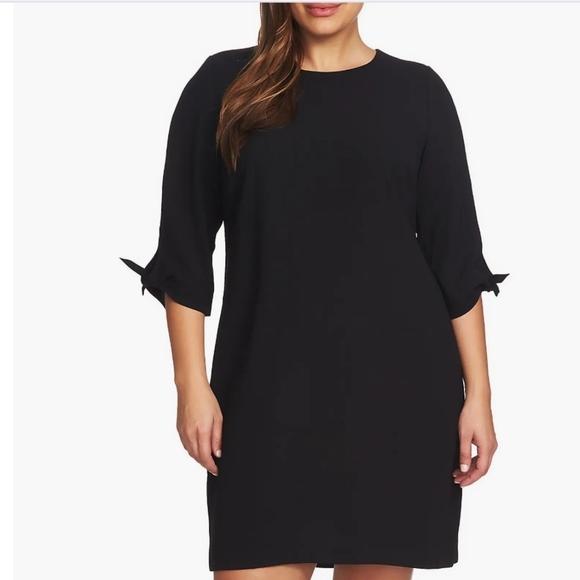 New CeCe black Shift dress 22 - Picture 1 of 10